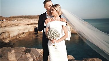 来自 圣纳帕, 塞浦路斯 的摄像师 Tatiana Montana - Свадебная церемония на Кипре. Павел&Ксения, drone-video, event, showreel, wedding