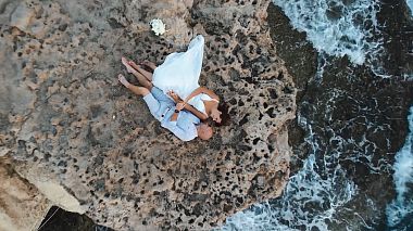 Видеограф Tatiana Montana, Айя Напа, Кипр - YURA & NATALIA | Destination Wedding at White Rocks Limassol, Cyprus, аэросъёмка, свадьба