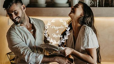 来自 萨罗尼加, 希腊 的摄像师 Your White Moments - Romantic wedding in Greece- Vaggelis & Maria, drone-video, erotic, event, wedding