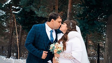 来自 苏尔古特, 俄罗斯 的摄像师 Ksenia Brusnitsyna - Wedding clip / Anastasia and Rustam, drone-video