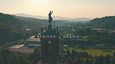 Videograf Paolo Cavagna din Bergamo, Italia - Giada e Simone, eveniment, filmare cu drona, logodna, nunta