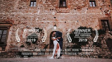 Βιντεογράφος Felipe Idrovo από Κουένκα, Εκουαδόρ - Amanda & Michael - Highlights - Tuscany, wedding