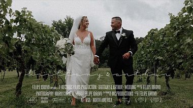 Видеограф Felipe Idrovo, Куенка, Еквадор - Brittany & Arthur - Highlights - NJ - USA, wedding