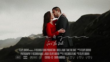 Videographer Felipe Idrovo đến từ Falling into Love - Bree & Juan - Save The Date Sessions, wedding