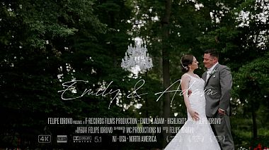 来自 昆卡, 厄瓜多尔 的摄像师 Felipe Idrovo - Emily & Adam - Highlights, wedding
