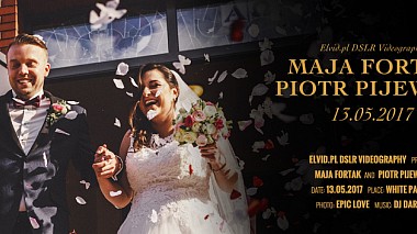 Відеограф Czasuchwila Pracownia filmowa, Лодзь, Польща - Highligts Maja & Piotr, wedding