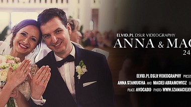 Videographer Czasuchwila Pracownia filmowa from Łódź, Polen - Highlights Anna & Maciej, wedding