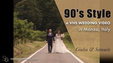 Filmowiec Simone Gavardi z Lodi, Włochy - 90's VHS Style, backstage, engagement, event, humour, wedding