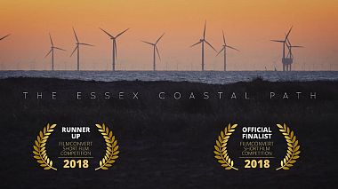 Londra, Birleşik Krallık'dan Philip London kameraman - The Essex Coastal Path, drone video
