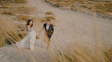 Filmowiec The CuttingRoom z Saloniki, Grecja - Sky above, sand below, love within, SDE, drone-video, wedding