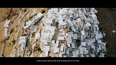 Видеограф Spiros Minas, Афины, Греция - #Amsterifos Wedding Serifos Island, аэросъёмка, лавстори, свадьба