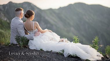 Videografo Aliaksei Tkachonak da Como, Italia - Lena & Sasha, drone-video, engagement, wedding