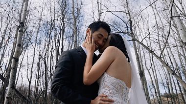 Filmowiec Oscar Lima z Calgary, Kanada - Fall Wedding at The Lake House Calgary with Couple Surprising Guests with Choreographed First Dance, wedding