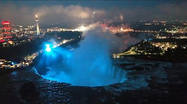 Filmowiec Omar Verderame z Syrakuzy, Włochy - Niagara Falls State Park - flying, drone-video
