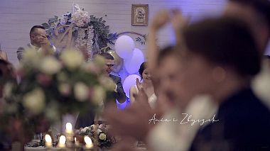 Videographer Marcin Kober from Łowicz, Pologne - Wedding party highlights | Ania i Zbyszek, reporting, wedding
