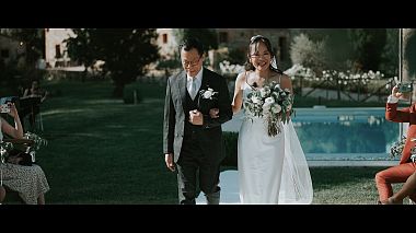 Filmowiec Marco Del Lucchese z Livorno, Włochy - Joane and Peter Wedding Video Trailer in Tuscany, wedding