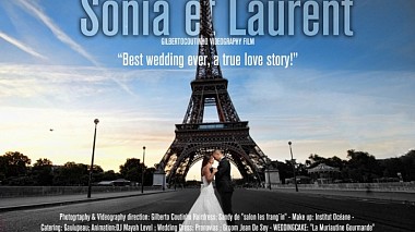 Видеограф Gilberto Coutinho, Reboreda, Португалия - Sonia & Laurent - Paris, wedding
