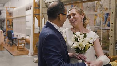 Videograf Vinna Bodas din Madrid, Spania - Mercedes y Jhojan Trailer - Wedding in Spain [Real fabrica tapices], nunta