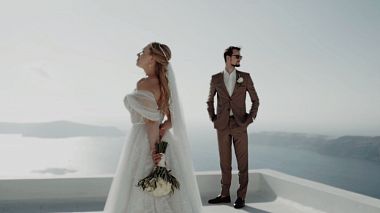 Filmowiec Fotis Kapetanakis z Thera, Grecja - Andrejs + Karina | The Teaser | Santorini,Island, SDE, anniversary, engagement, wedding