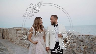 Videografo Vasilios Muselimis da Atene, Grecia - Authentic couple from Munich in Monemvasia Greece!, wedding