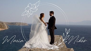 Видеограф Vasilios Muselimis, Афины, Греция - Nikos and Maria's Romantic Wedding Shoot in Nafplio, Greece: Capturing Love's Beauty, свадьба