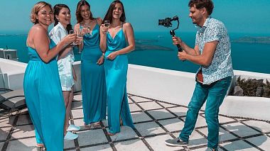 Atina, Yunanistan'dan Kay Gorodov kameraman - Wedding in Santorini [with prewedding shoot], davet, drone video, düğün, etkinlik, nişan
