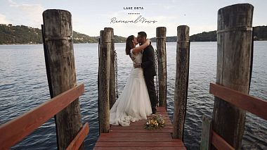 Videógrafo Valo Video de Turín, Italia - Renewal vows on Lake Orta, anniversary, engagement, wedding