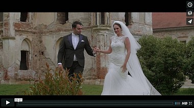 来自 布加勒斯特, 罗马尼亚 的摄像师 Abcfilmfoto Vivian - Love the dress Florin & Flori, drone-video, engagement, wedding