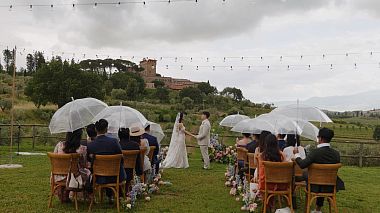 来自 帕多瓦, 意大利 的摄像师 Marin Ivan - Wedding video in Tuscany | Massaini Palace, engagement, humour, reporting, wedding