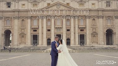 Βιντεογράφος Piero Calvarese από Αβετζάνο, Ιταλία - Wedding in Rome - Maria Rosaria & Francesco, drone-video, engagement, wedding