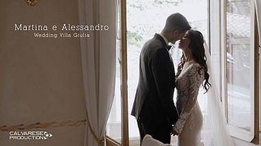 Βιντεογράφος Piero Calvarese από Αβετζάνο, Ιταλία - Wedding in Villa Giulia (AQ), wedding