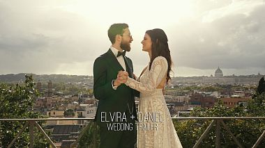Відеограф Piero Calvarese, Авеццано, Італія - Elvira + Daniel - Wonderful wedding in Rome, wedding