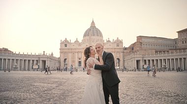 Videographer Piero Calvarese from Avezzano, Itálie - Exciting wedding at the Vatican and Villa Borghese - ROME, wedding