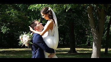 Видеограф Patrik Nemeth, Дьёр, Венгрия - Petra & Bence - wedding video - Tata, аэросъёмка, свадьба