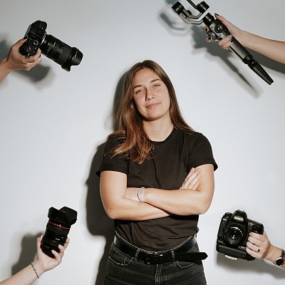 Videographer Amalia Kovaiou