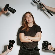 Videographer Amalia Kovaiou