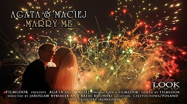Видеограф FilmLOOK Studio, Варшава, Полша - Agata & Maciej - Marry Me, wedding