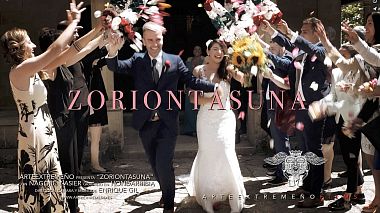 Видеограф Arteextremeño Film, Бадахос, Испания - Nagore y Asier - Guipúzcoa (España), свадьба