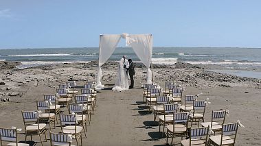 Видеограф Leyli Magerram, Хайфа, Израиль - Orkhan & Hemayil Wedding on the Beach, аэросъёмка, свадьба