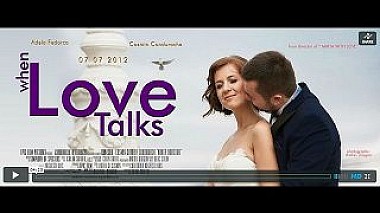 Videographer Suteu Calin from Kluž-Napoka, Rumunsko - WHEN LOVE TALKS :ADELA SI COSMIN-ARTISTIC WEDDING TRAILER, wedding