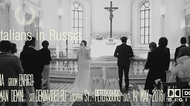 Відеограф Roman Demin, Санкт-Петербург, Росія - The Italians in Russia, wedding