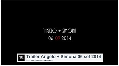 Barletta, İtalya'dan Dario Battaglia kameraman - Trailer Angelo + Simona 06 set 2014, düğün, nişan, raporlama
