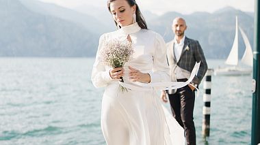 Βιντεογράφος Marian Croitoru από Βερόνα, Ιταλία - Lukas & Miroslava || Elopement Wedding on Garda Lake, Italy, engagement, wedding