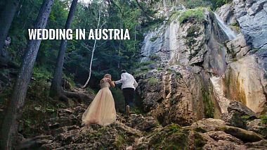 Видеограф Vasiliy Borovoy, Киев, Украина - Wedding in Austria, аэросъёмка, свадьба