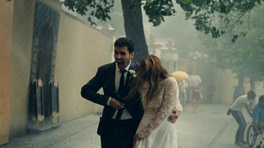 Видеограф Ota Bek, Прага, Чехия - Wedding in a storm in Prague | Trailer, wedding