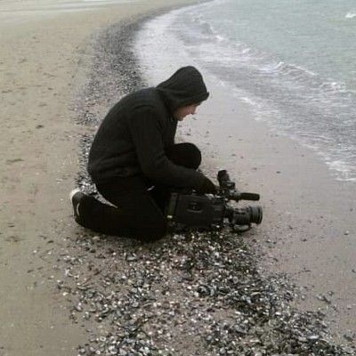 Videographer Camera Hiking