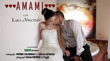 Videógrafo 3DC frames de Latina, Italia - Lara e Vincenzo, wedding
