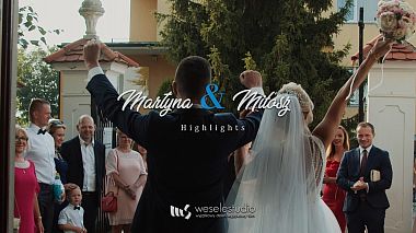 Videographer Wesele Studio from Varsovie, Pologne - Martyna & Miłosz - Highlights, wedding