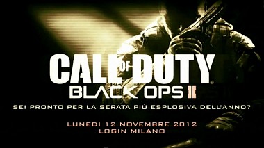Videographer Marco Schenoni from Como, Italy - CALL OF DUTY BLACK OPS II, anniversary, corporate video