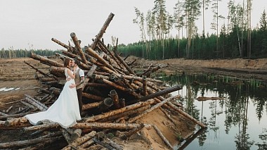 来自 伊热夫斯克, 俄罗斯 的摄像师 Петр Спицын WEDDAY - Slava & Polina. wedding film, wedding